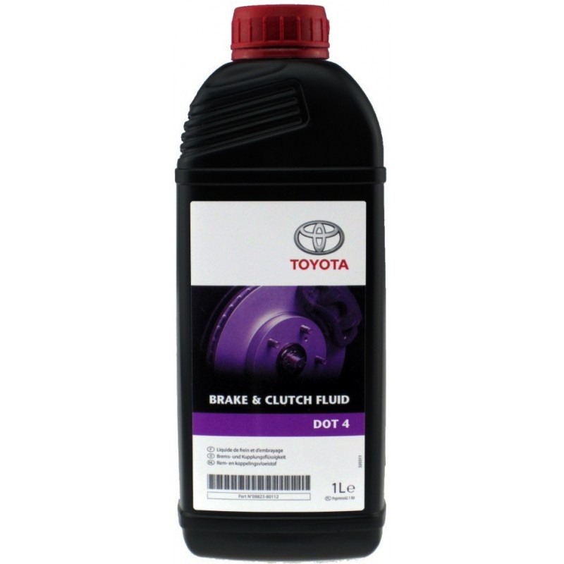 Тормозная жидкость Toyota Brake Fluid DOT 4, 1л